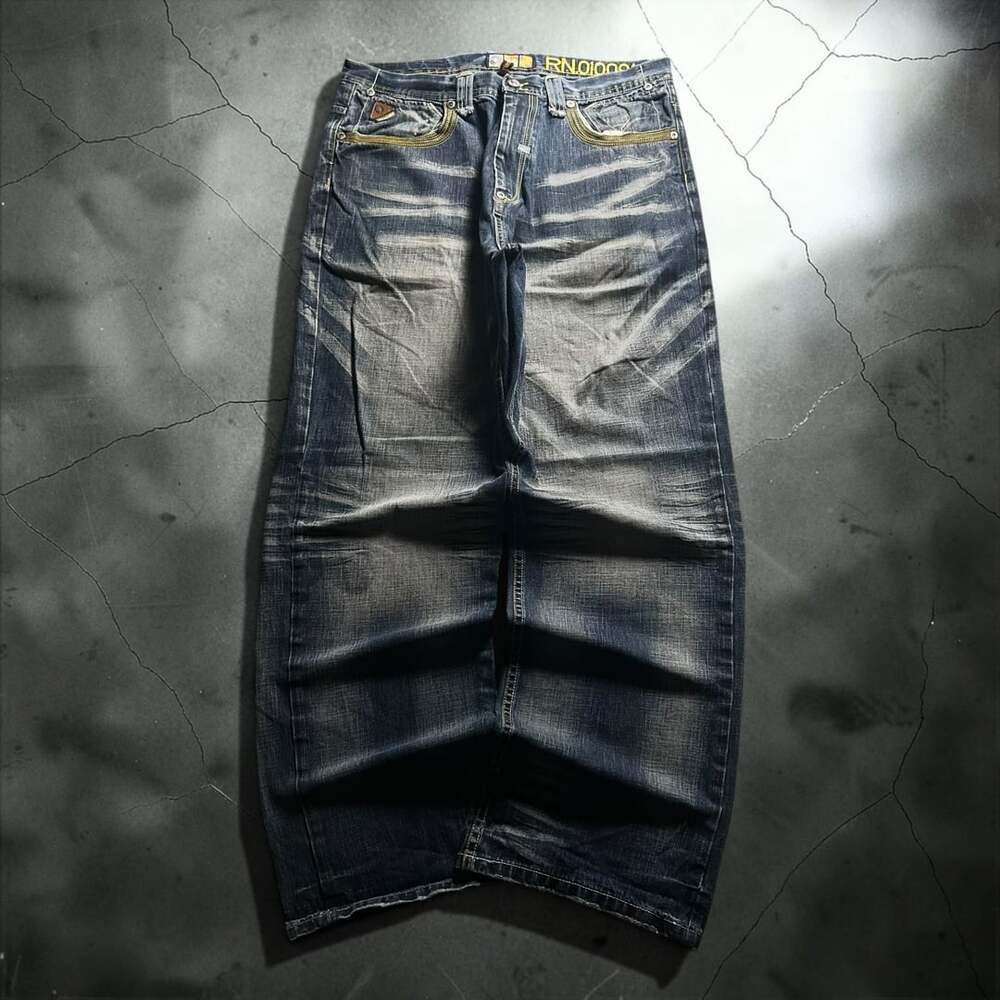 Vintage Akademiks Y2K Baggy Distressed Denim Jeans